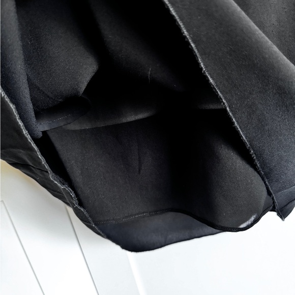 ARITZIA Wilfred Sabine Wrap Dress Sleeveless Tie Waist Black Small - Picture 13 of 13